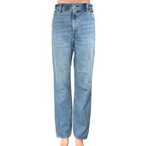 Abercrombie & Fitch Women's Blue Straight Leg Jeans